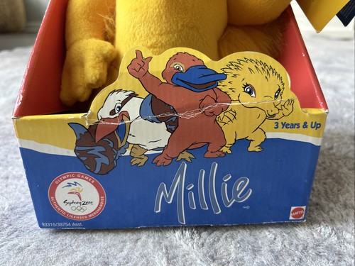 Sydney 2000 Olympics Official Mascot Millie the Echidna Plush With Box - 12” - Picture 3 of 7
