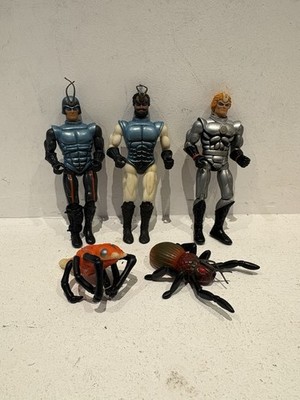 Vintage 80er Sectaurs Warriors & Bugs Action Figuren Konvolut Sammler Restposten