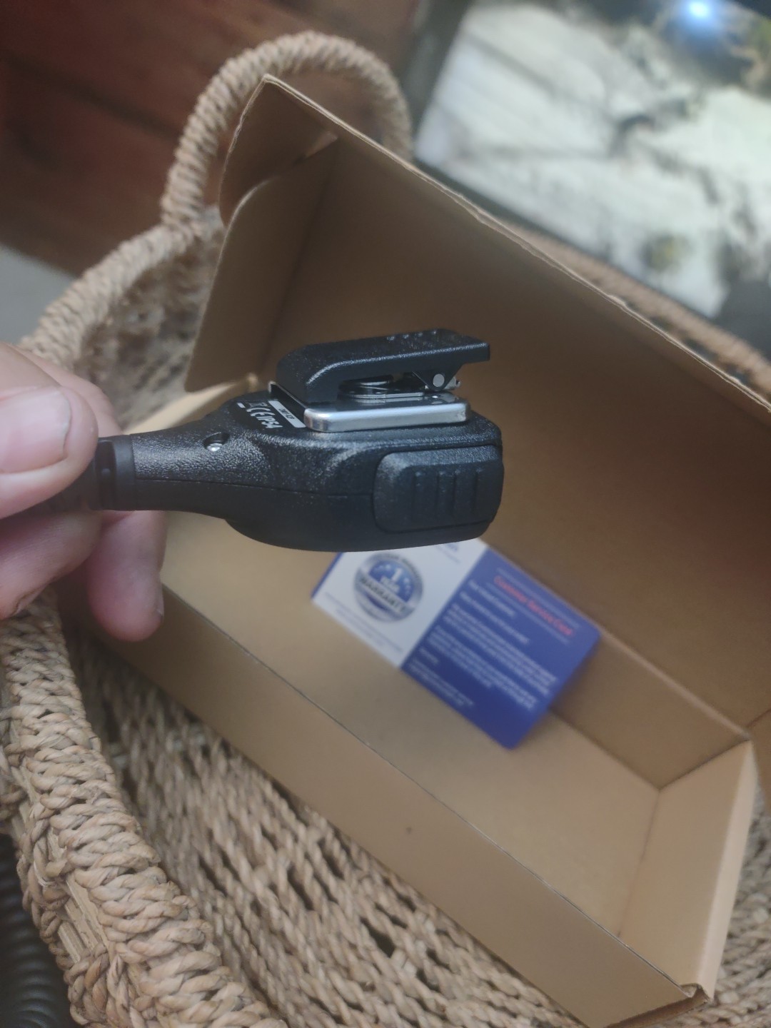 Commountain Speaker Mic Compatible with Kenwood Radios & Other 2-pin Radios 