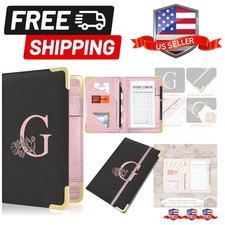 Server Book, Alphabet Waitress Book for Waitress, Leather Waitess Book with Z...