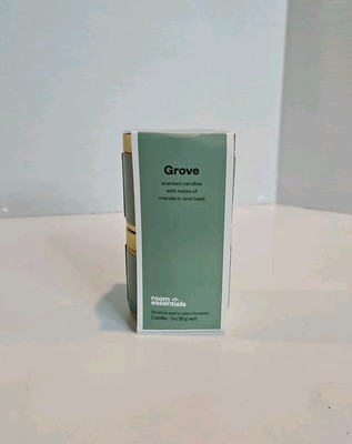 Room Essentials Grove Scented candle with notes of mandarin & basil (2 Candles)
