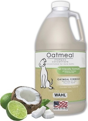 USA Dry Skin & Itch Relief Pet Shampoo for Dogs   Oatmeal Formula with Coconut L