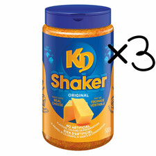 3 Pack Kraft KD Cheese Powder 500g Each (17.6oz) | Original Shaker | Canada