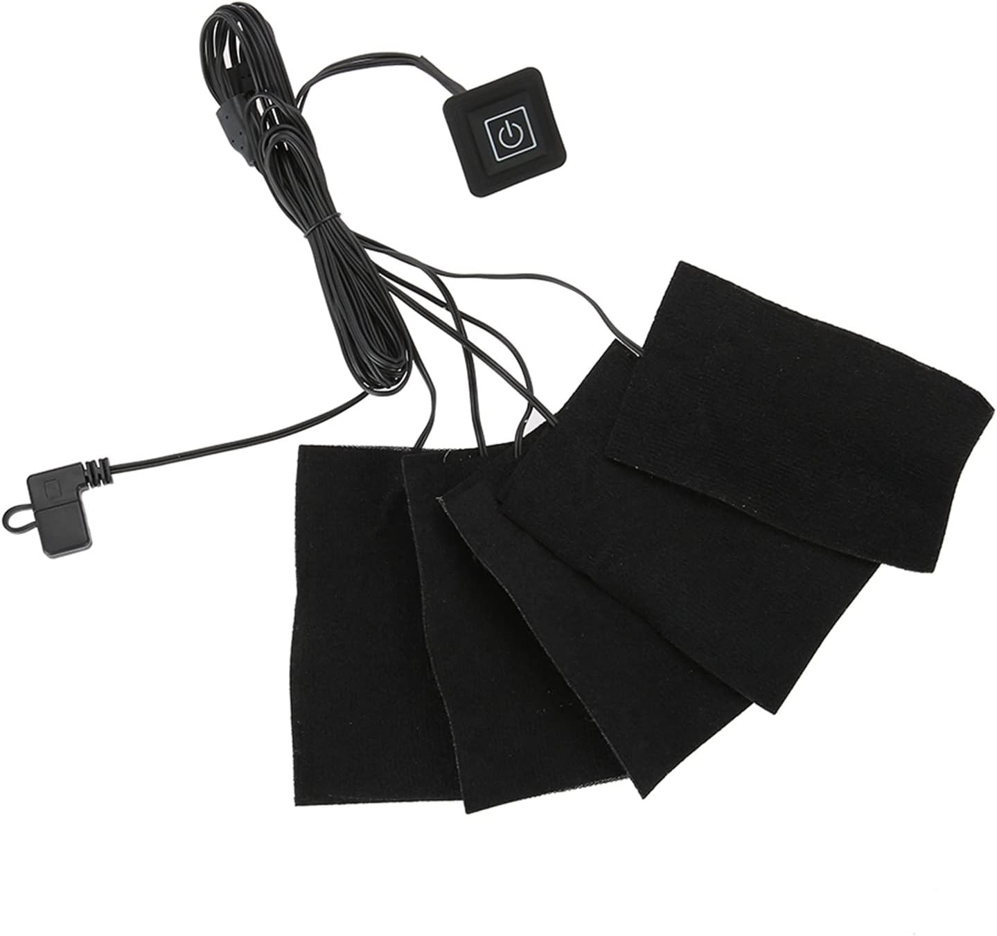 Portable Cloth Heaters, Clothes Heating Pad with 5Pcs Heating, USB Electric Heat