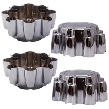 4pcs Center Caps Set for Ford Excursion for F250 F350 Chrome 1C3Z1130BA 99-05