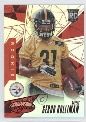 2015 Certified Rookies Mirror Red 27/99 Gerod Holliman #161 Rookie RC 0f8