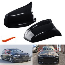1 Paar Gl�nzend Spiegelkappe Abdeckung F�r BMW F10 530i 530d 535d 550i 2011-13