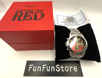 SEIKO ONE PIECE FILM RED Chronograph Watch 2000 Limited Memorial