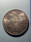 1885 Morgan Silver Dollar US 90% Silver AU About Uncirculated Details #8260