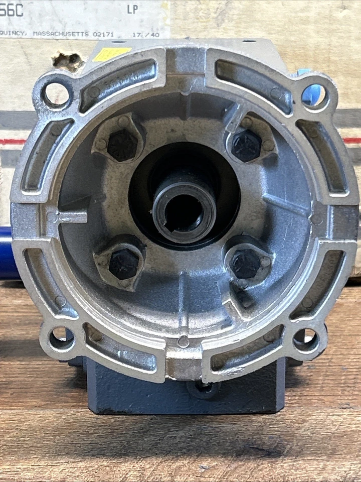 Boston Gear F721-50-B5-G, relación 50:1, reductor de velocidad, cuadro 56C Foto 4 de 4