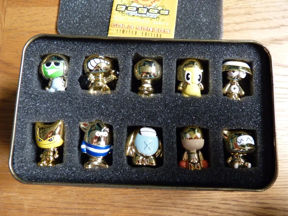 Gogo's Crazy Bones Gold Series Part 1 Limited Edition Tin Plus TOP TRUMPS - Image 4 of 4