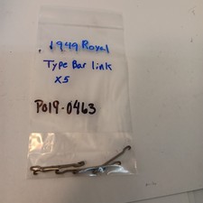 Royal Quiet Deluxe Typewriter Type Bar Link 5 Pack 1949 FREE SHIPPING thumbnail