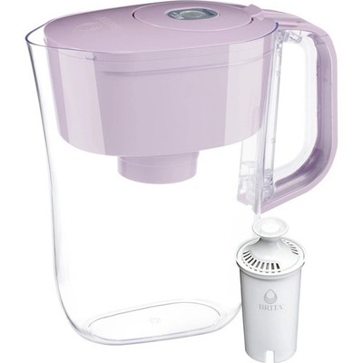 Brita 6-Cup Denali Water Pitcher Dispenser Lilac: Filters Mercury & Chlorine