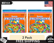 Tootsie Roll Fruit Chews, Gluten Free Assorted Fruit Flavors, 14.37 oz