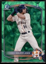 2025 Bowman Chrome Sapphire Edition #BCP-15 Walker Janek Green