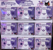 New* Lot Of 9 Aphmau Glitter Edition MeeMeows Mystery Plush Litter 6 W/ Display