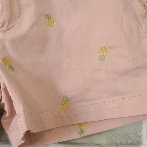 Jones & CO Pinas Rosa Bordado Botín Pantalones Cortos 2 Playa Verano Coquetos - Imagen 4 de 7