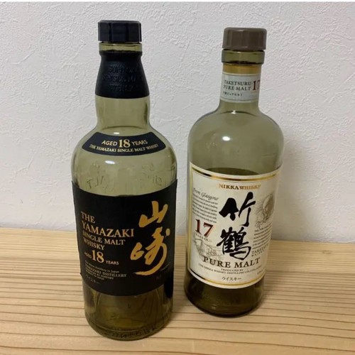 Suntory Whisky Nikka bottiglia vuota Yamazaki Taketsuru Suntory Whisky - Foto 5 di 5
