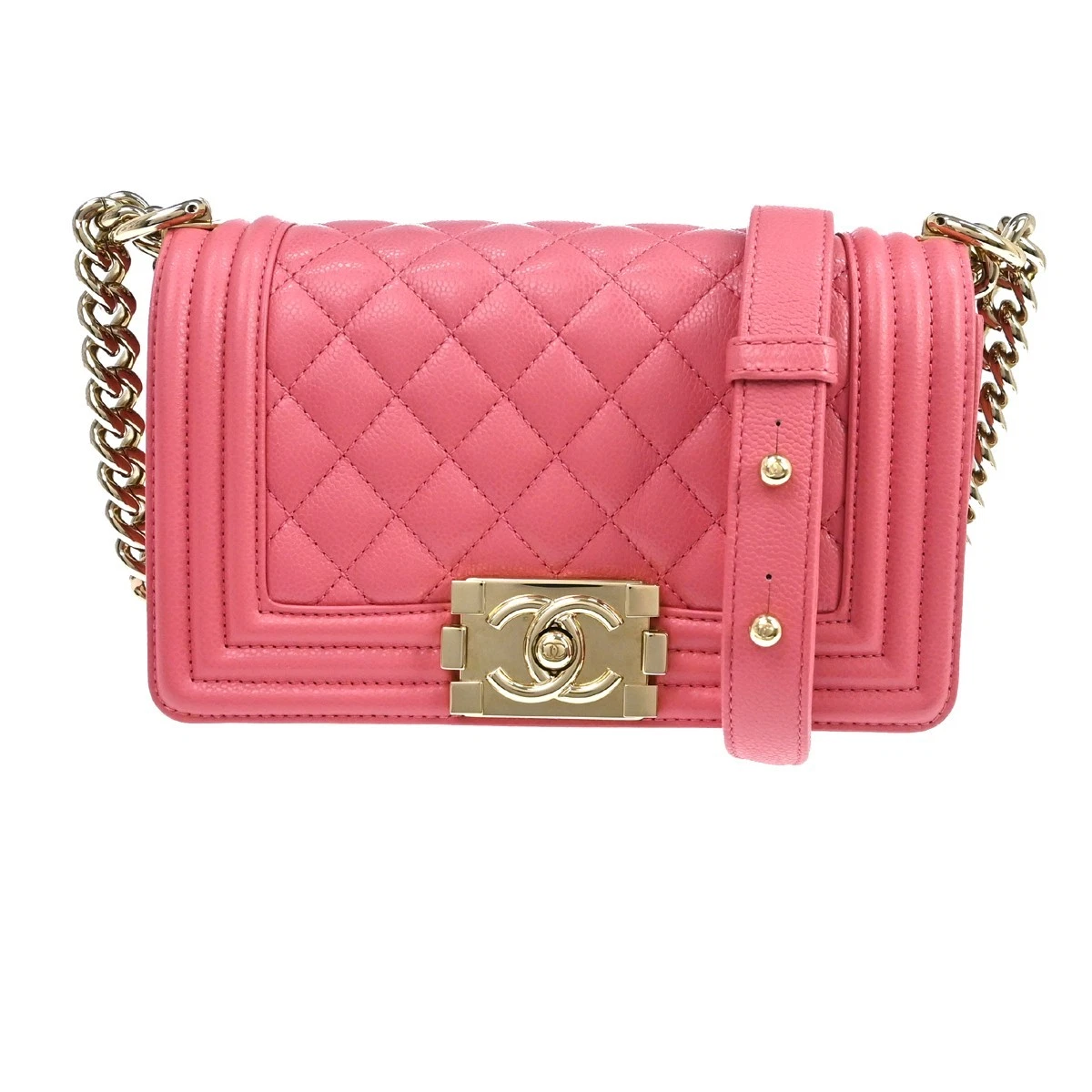 Boy CHANEL Pink Bags & Handbags for Women for sale | eBay