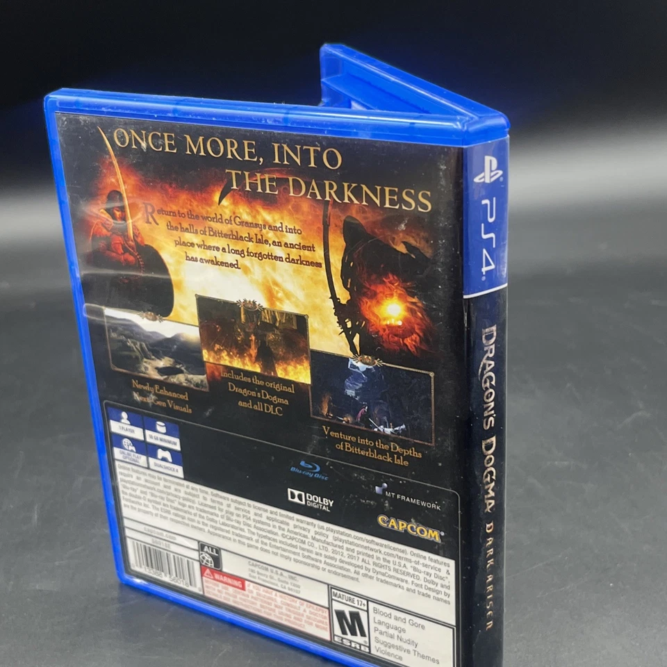 Dragon's Dogma: Dark Arisen (Sony PlayStation PS4, 2017) Cleaned, Tested - Image 2 of 4