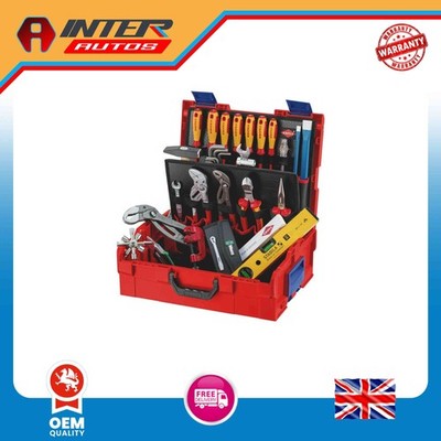 Draper KNIPEX 00 21 19 LB S L-BOXX  Plumbing Tool Kit, 52 Parts, 357mm 25026