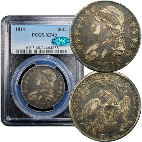 1814-P Capped Bust Half Dollar — photo from another recent sale