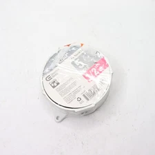 Commercial Electric Round Weatherproof Box with Holes White 1/2" x 4" WRB550W