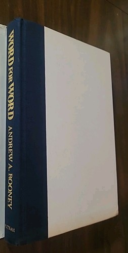 Word for Word by Andy Rooney (1986, HARDCOVER w/DJ) SIGNED FIRST EDITION - Picture 4 of 11