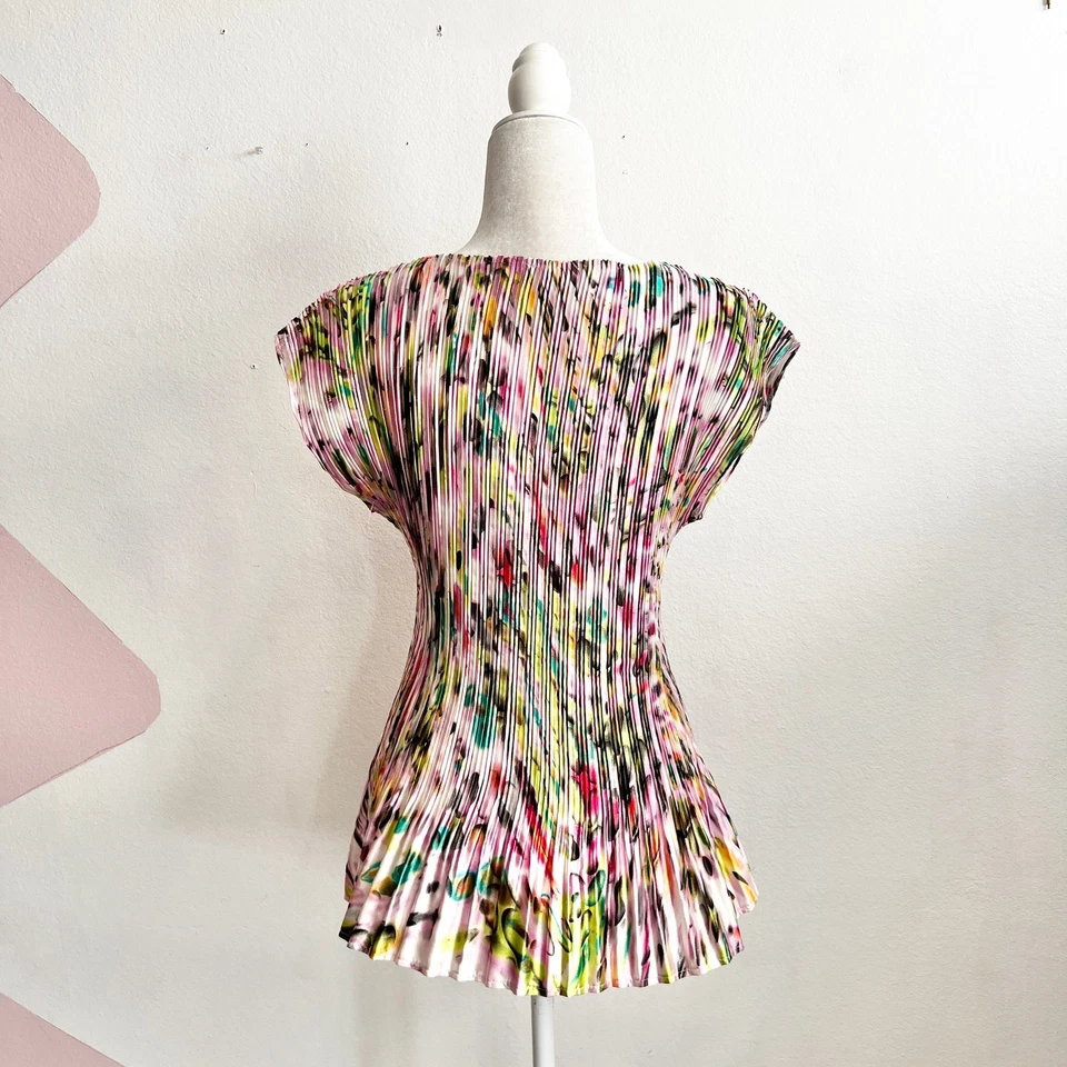 Top arrugado floral rosa Boho Cottagecore Y2K 2000s Fairycore Coquette grande Foto 2 de 4