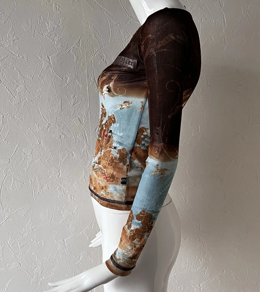 T-Shirt Multicolore Vintage Jean Paul Gaultier  - Photo 4/4