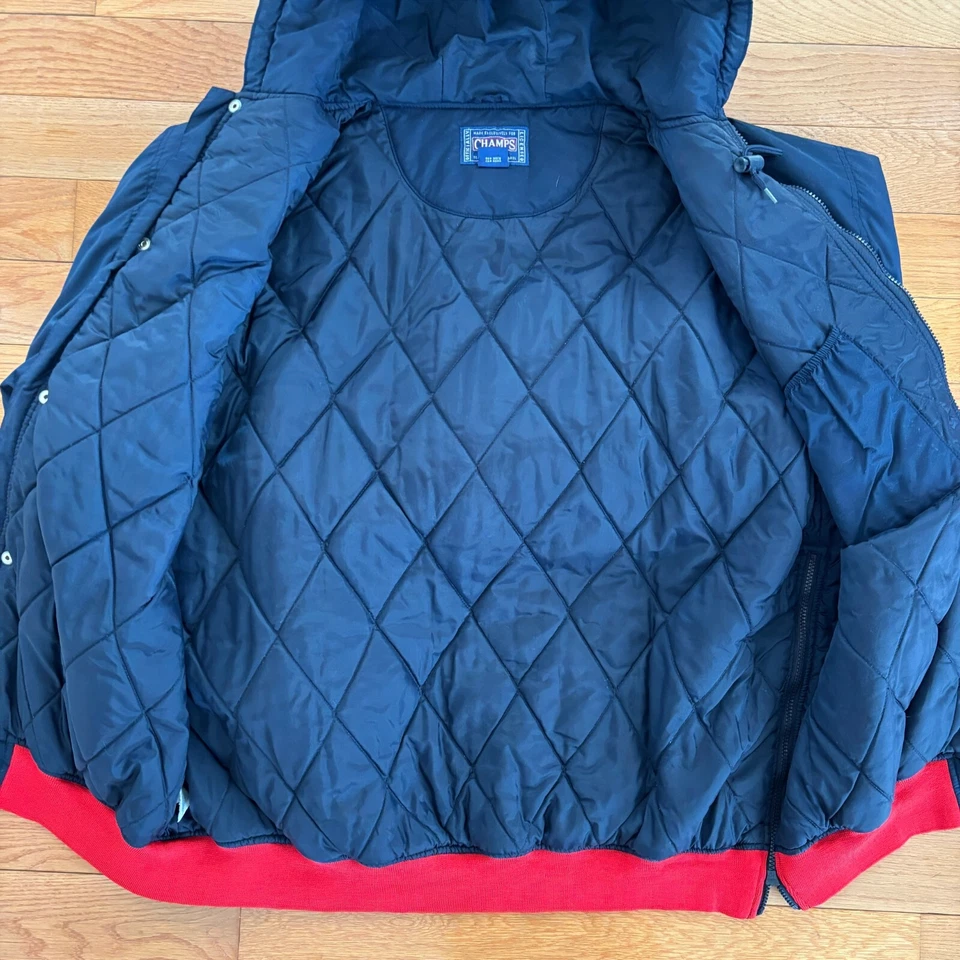 Chaqueta Vintage Champs Gonzaga Bulldogs Para Hombre XL NCAA Cremallera Completa Bordada Nylon Foto 3 de 4