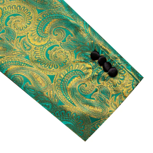 Para Hombres Floral Esmoquin Cena Chaqueta Calce Regular Chal Solapa Paisley Baile de graduación Fiesta Traje - Imagen 153 de 236
