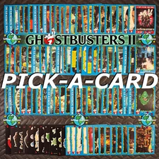 1989 TOPPS GHOSTBUSTERS II PICK-A-CARD #1-88 STICKER 1-11 OR WRAPPER!