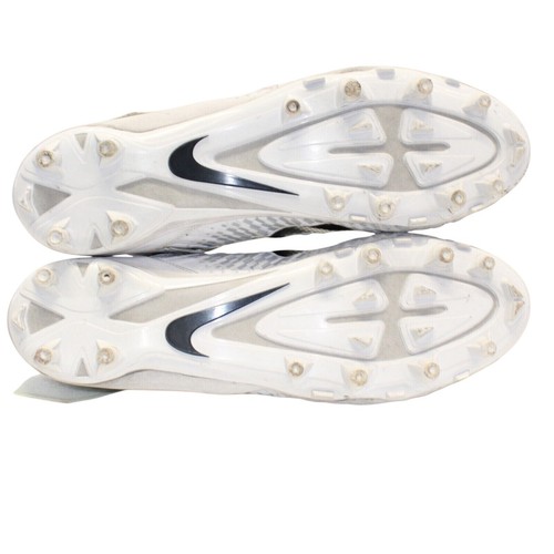 NIKE Alpha Menace Varsity 2 Men's Size 15 Football Cleats AQ8154-100 White Gray - Picture 10 of 11