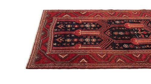 Balouch Hand-Knotted 237x110 cm-Nomadic, Oriental, Runner, Black - Picture 6 of 10