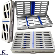 MEDSPO Dental Surgical Sterilization Cassettes Rack Box Tray Instruments CE