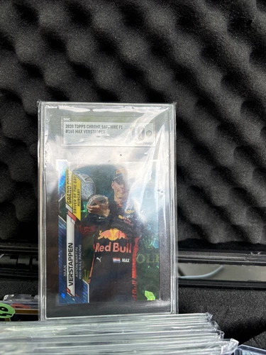 2020 Topps Chrome Sapphire F1 Max Verstappen SGC 10
