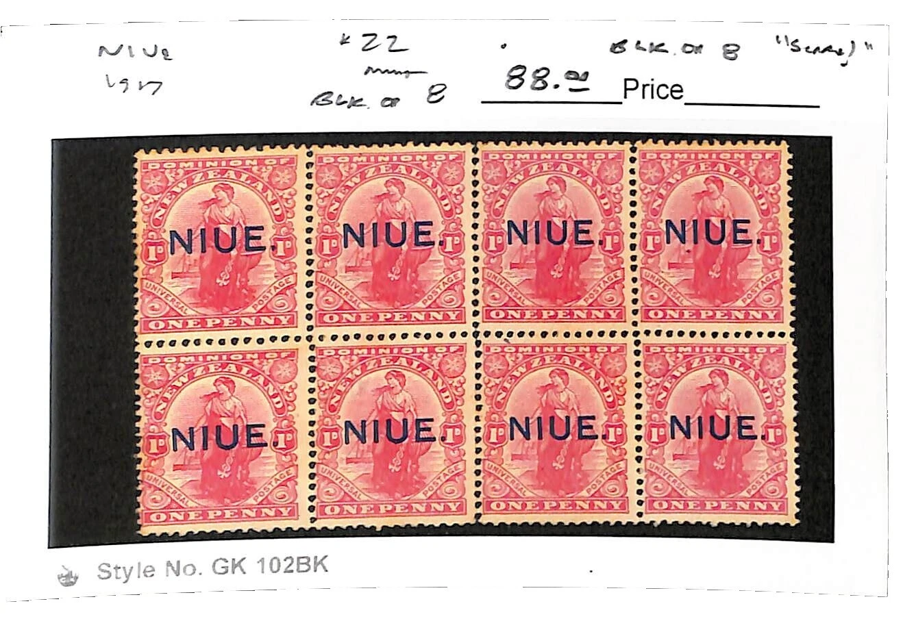 Estampillas de NIUEAN (1974-presente) bloques de sello