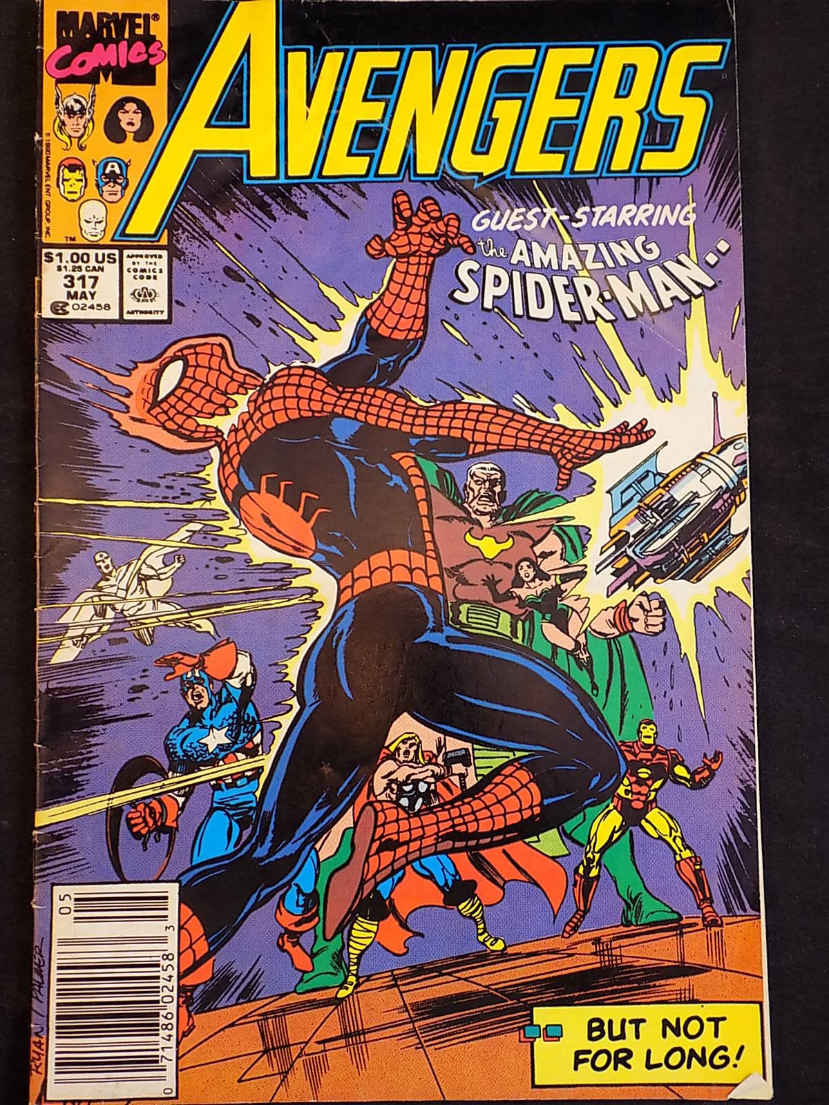 Marvel Comics AVENGERS Vol. 1 #317 Guest Starring The Amazing Spider Man |  eBay