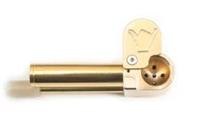 Original Screenless Shaka Pipe All-in-One Soild Brass w/ Storage 	& Poker