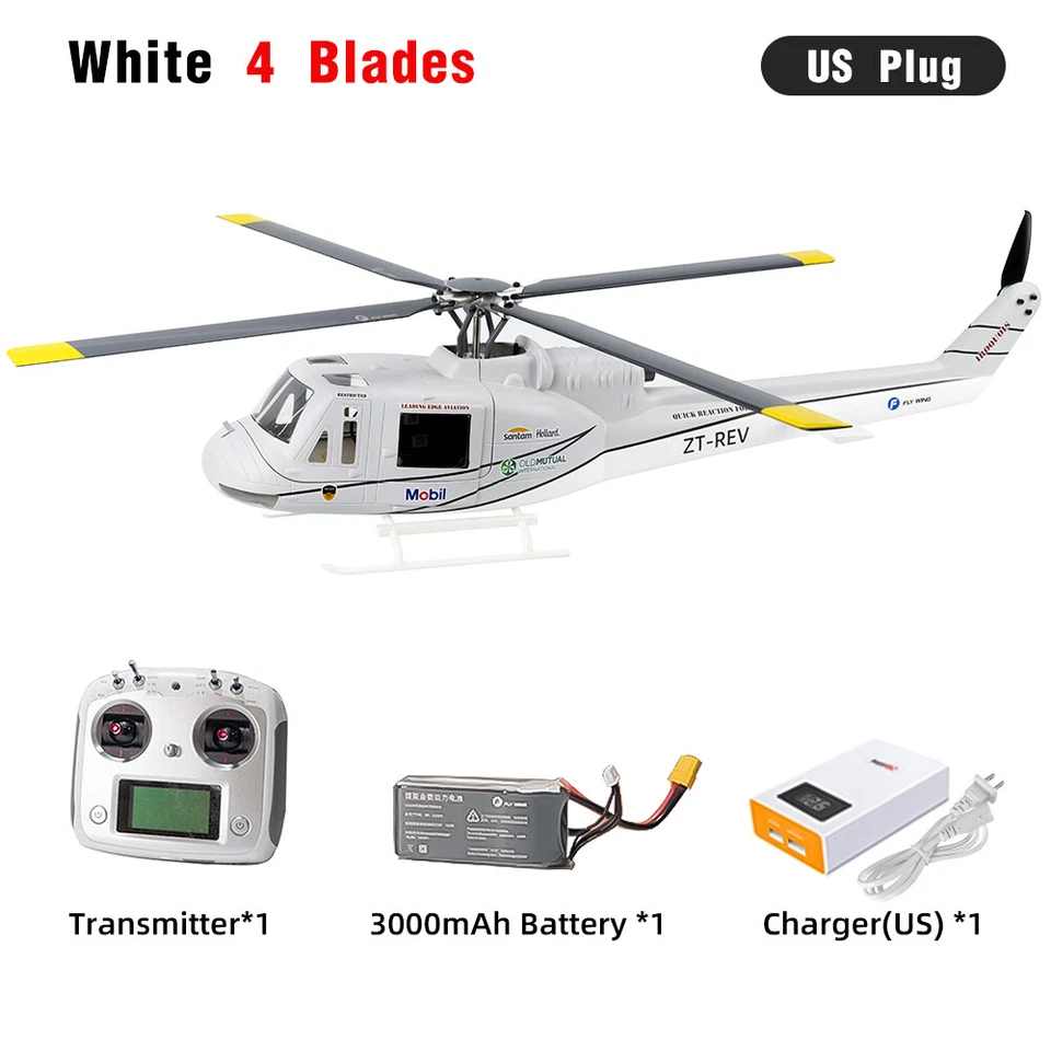 FlyWing UH1 V4 RC Helicopters 16V 10CH GPS with H1 Flight Controller RTF/PNP - Image 4 of 4