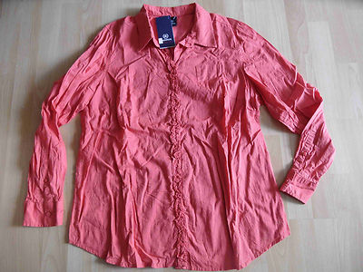 Lerros beautiful blouse with ruffles orange size 44 New