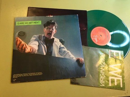 DEVO Q: Are We Not Men A: We are '78 orig UK lp green color vinyl +poster! v2106 - Picture 3 of 12