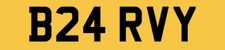 BARVY BARVEY BARVIE BARV NUMBER PLATE PRIVATE REGISTRATION B24 RVY PERSONAL REG