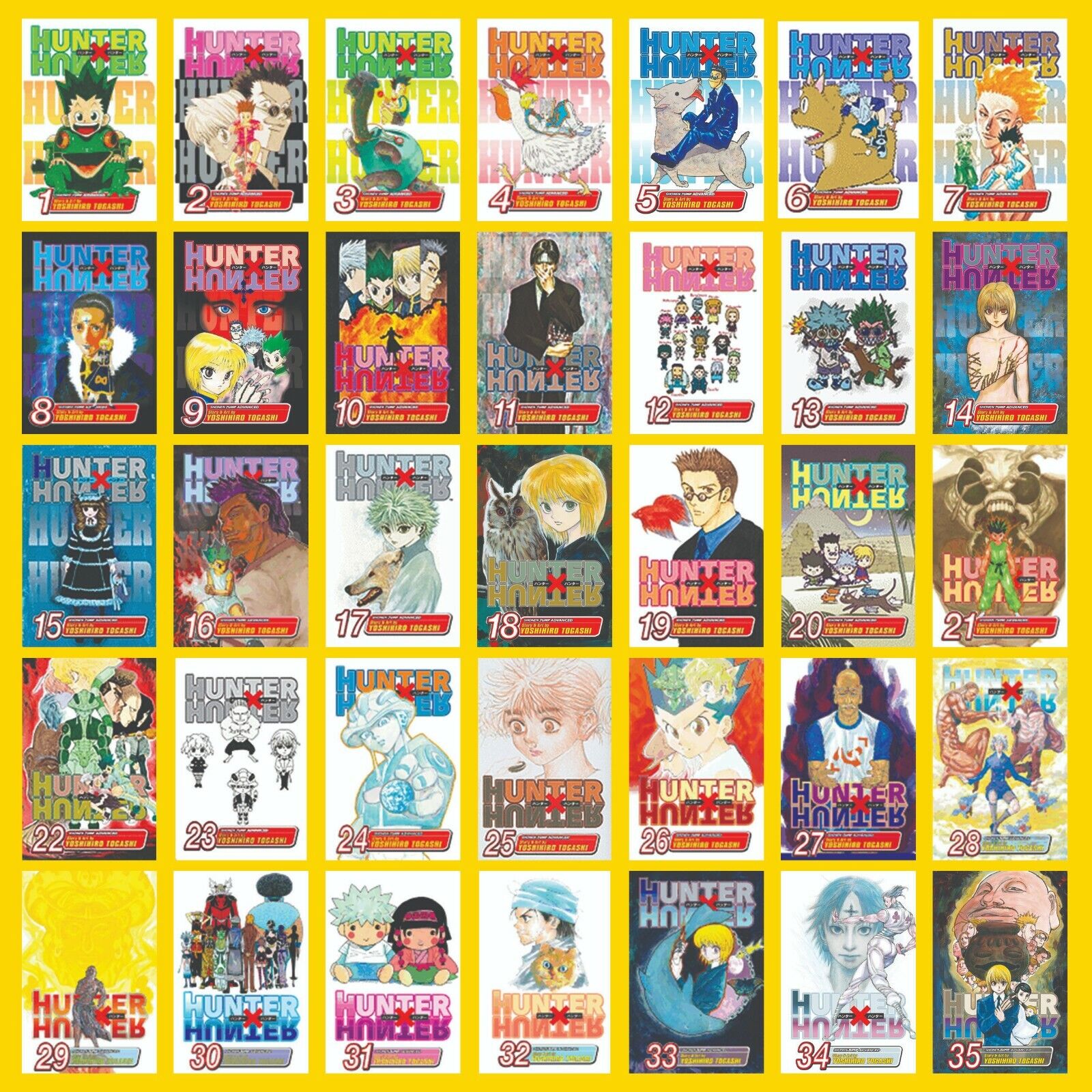 Hunter x Hunter Manga Set, Vol. 1-12: Yoshihiro Togashi