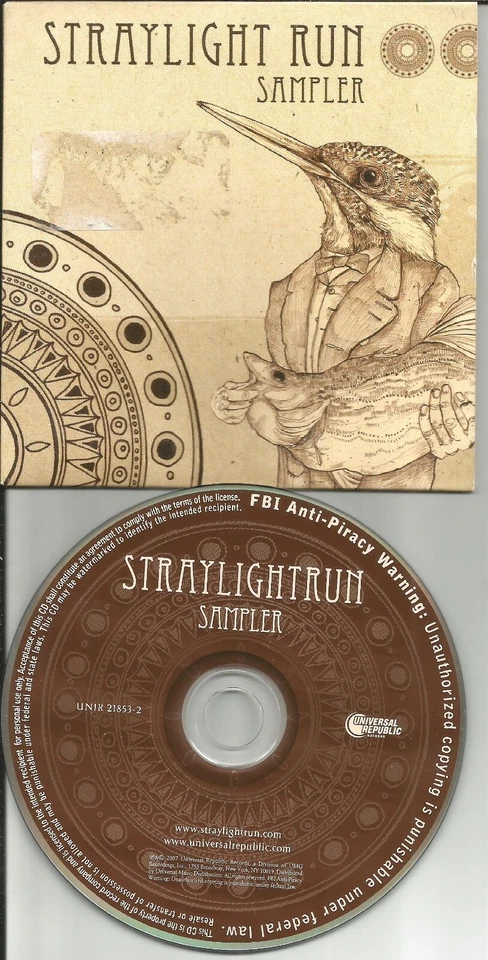 Taking back Sunday STRAYLIGHT RUN Rare 4 TRK SAMPLER LIMIT PROMO CD single 2007 - Image 1 of 1
