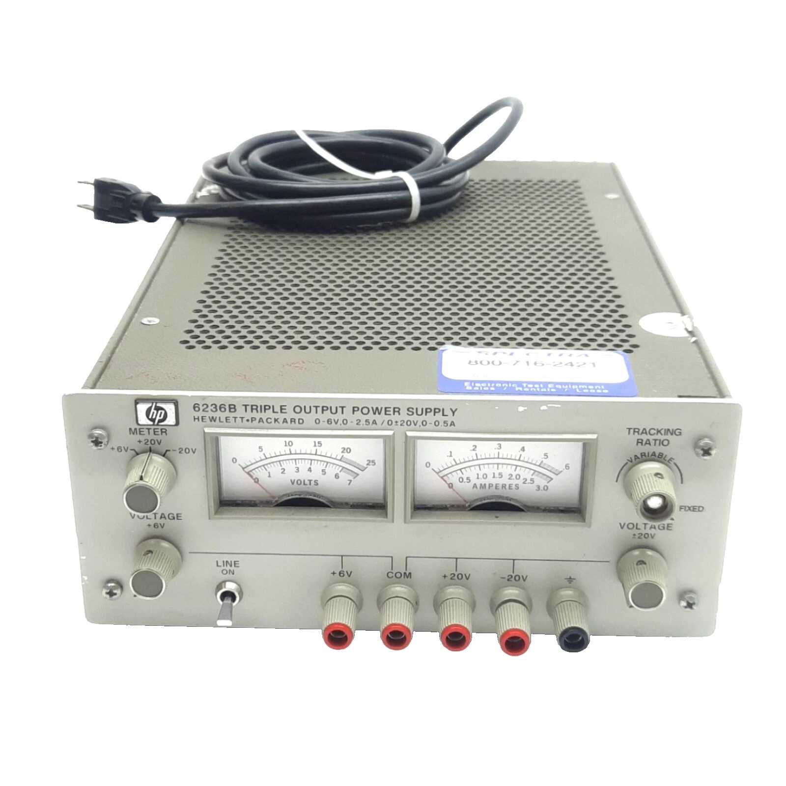 HP Linear Power Supply Adjustable Power Supplies with 3 Channels/Outputs