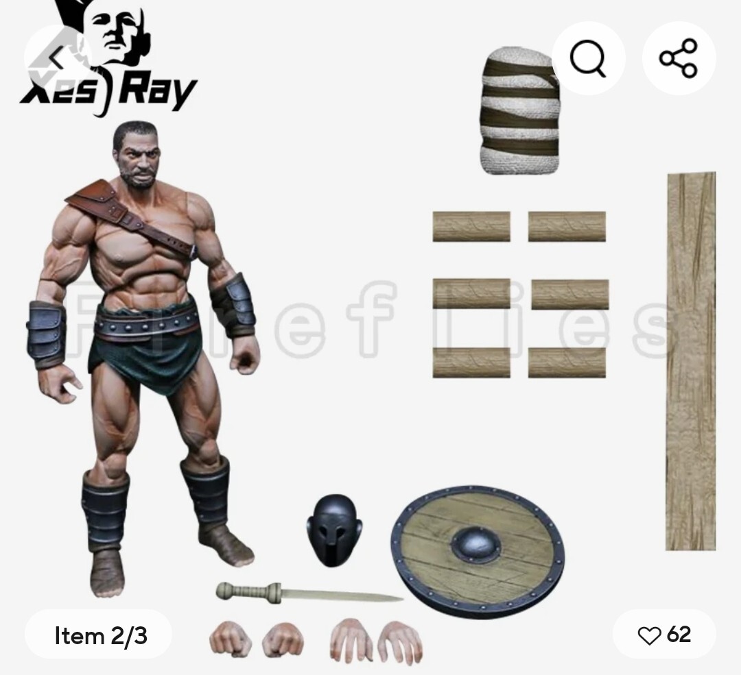 新品！COMBATANTS FIGHT FOR GLORYフィギュア3体セット Combatants Fight for Glory wave2 プラエトリアンガード XesRay