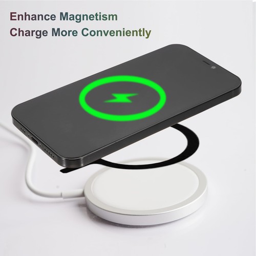 Étui de téléphone étui de téléphone magnétique autocollant magnétique feuille magnétique anneau fort sans fil - Photo 12 sur 14