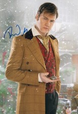 DAVID MORRISSEY signed Autogramm 20x30cm DOCTOR WHO in Person autograph COA